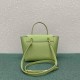 Celine Belt Nano Bag In Sage Grained Calfskin