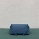 Celine Belt Nano Bag In Slate Blue Grained Calfskin