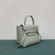 Celine Belt Nano Bag In Vert D'eau Grained Calfskin