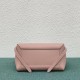 Celine Belt Nano Bag In Vintage Pink Grained Calfskin