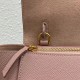 Celine Belt Nano Bag In Vintage Pink Grained Calfskin