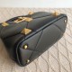 Valentino Roman Stud Mini Handle Bag In Black Nappa Leather