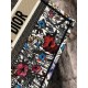 Dior Medium Book Tote Bag In Multicolor Mille Fleurs Embroidery