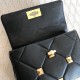 Valentino Roman Stud Medium Chain Bag In Black Nappa Leather