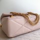 Valentino Roman Stud Medium Chain Bag In Pink Nappa Leather