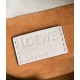 Loewe Mini Flamenco Clutch Bag In Ash Grey Calfskin