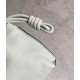 Loewe Mini Flamenco Clutch Bag In Ash Grey Calfskin