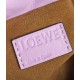 Loewe Mini Flamenco Clutch Bag In Bloom Orchid Calfskin