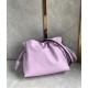 Loewe Mini Flamenco Clutch Bag In Bloom Orchid Calfskin