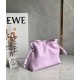 Loewe Mini Flamenco Clutch Bag In Bloom Orchid Calfskin