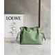 Loewe Mini Flamenco Clutch Bag In Rosemary Calfskin