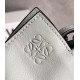 Loewe Flamenco Clutch Bag In Ash Grey Calfskin