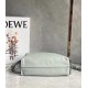 Loewe Flamenco Clutch Bag In Ash Grey Calfskin