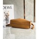 Loewe Flamenco Clutch Bag In Brown Calfskin