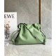 Loewe Flamenco Clutch Bag In Rosemary Calfskin