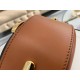 Fendi Moonlight Saddle Bag In Brown Calfskin