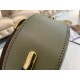 Fendi Moonlight Saddle Bag In Green Calfskin