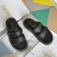 DIor Dio(r)evolution Slides Sandals In Black Cannage Calfskin