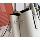 Prada Double Mini Bag In White Saffiano Leather