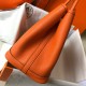 Hermes Garden Party 30 Bag In Orange Clemence Leather