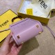 Fendi Mini Sunshine Shopper Bag In Lilas Leather