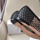 Dior Miss J'Adior Ballerina Flats In Black Mesh