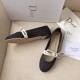 Dior Miss J'Adior Ballerina Flats In Black Technical Canvas