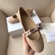 Dior Miss J'Adior Ballerina Flats In Nude Technical Canvas