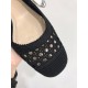 Dior J'Adior Slingback Ballerina Flats In Black Mesh Cannage Embroidery