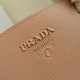 Prada Monochrome Medium Bag In Nude Saffiano Leather