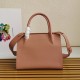 Prada Monochrome Small Bag In Pink Saffiano Leather