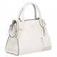 Prada Monochrome Small Bag In White Saffiano Leather