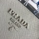 Prada Monochrome Small Bag In White Saffiano Leather