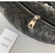 Bottega Veneta BV Jodie Mini Bag In Black Intrecciato Lambskin