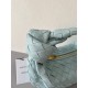 Bottega Veneta BV Jodie Mini Bag In Teal Washed Intrecciato Lambskin