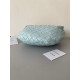 Bottega Veneta BV Jodie Mini Bag In Teal Washed Intrecciato Lambskin