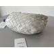 Bottega Veneta BV Jodie Mini Bag In White Intrecciato Lambskin