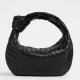 Bottega Veneta BV Jodie Teen Bag In Black Intrecciato Lambskin