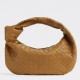 Bottega Veneta BV Jodie Small Bag In Caramel Intrecciato Lambskin