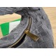 Bottega Veneta BV Jodie Mini Bag In Thunder Intrecciato Suede