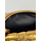 Bottega Veneta BV Jodie Mini Bag In Gold Metallic Intrecciato Leather